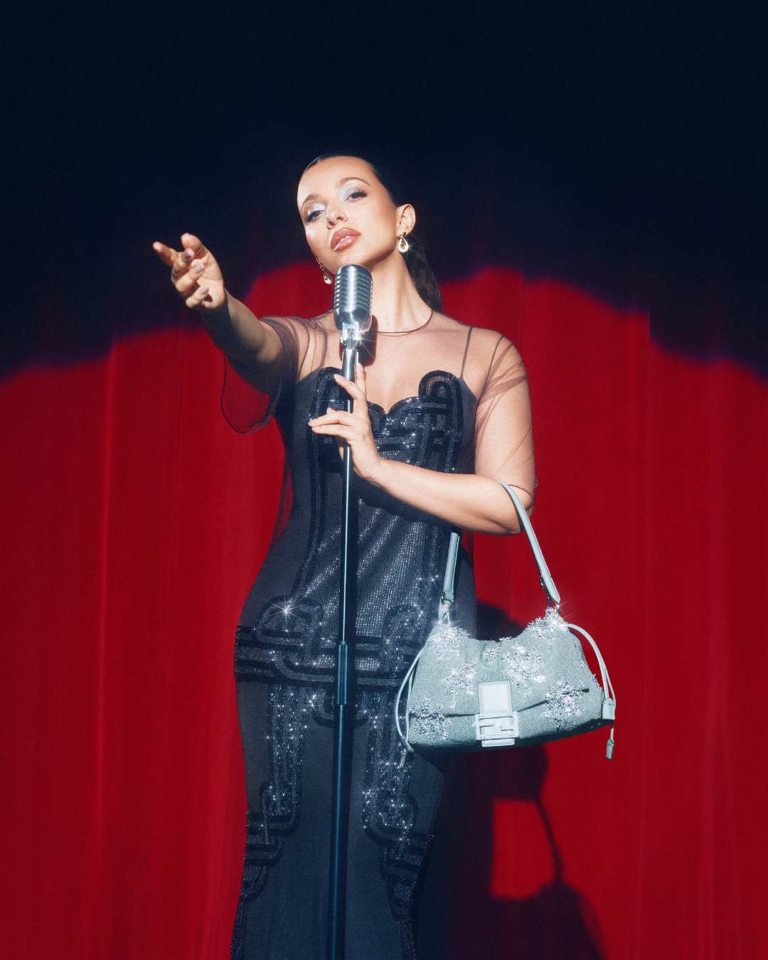 FENDI REIMAGINES ITS ICONIC MAMMA BAGUETTE WITH JADE THIRLWALL 