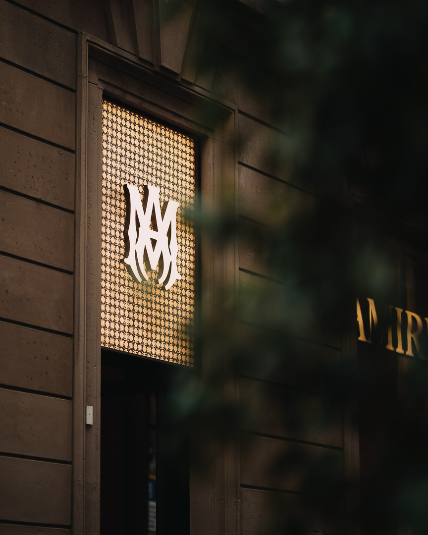 AMIRI: HOLLYWOOD’S CINEMATIC HERITAGE LANDS ON VIA DELLA SPIGA WITH NEW MILAN FLAGSHIP