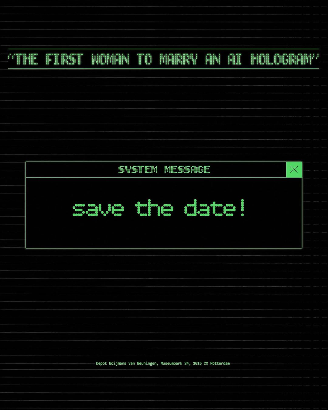 LOOK, MOM, JUST LIKE IN “HER”: ARTIST TO MARRY A HOLOGRAM 